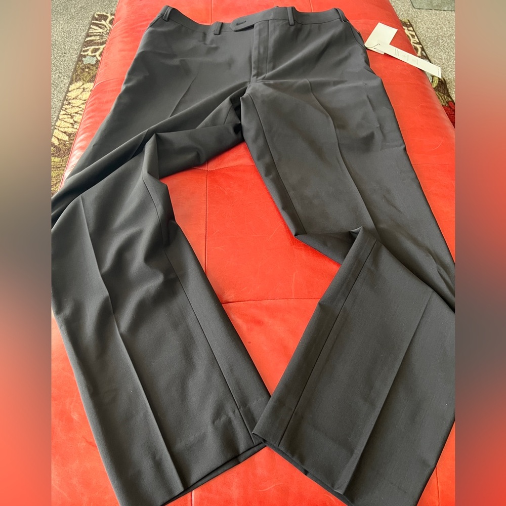 Calvin Klein Black wool Dress Pants size 40 x 32